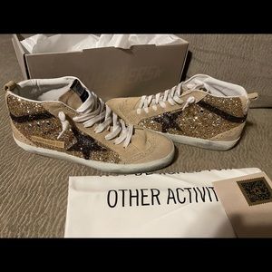 Golden Goose Women’s 39 Mid Star Classic Glitter